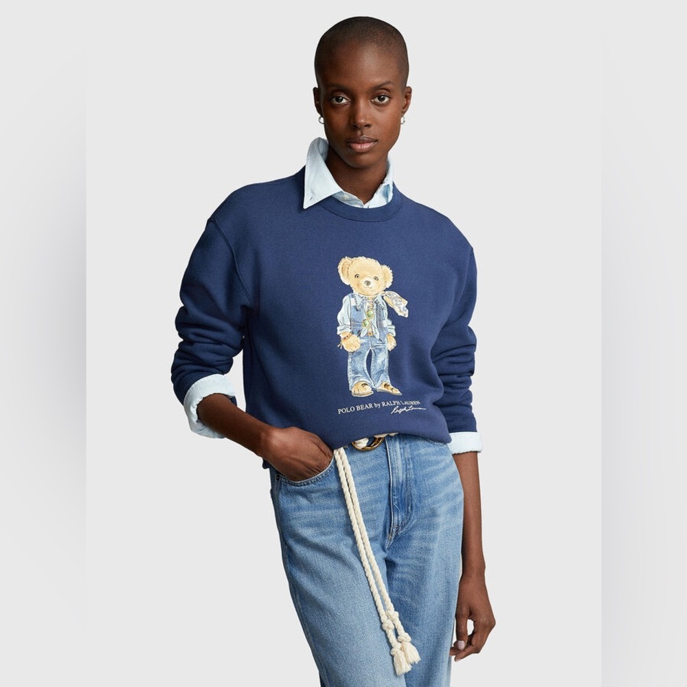 Women's Polo Bear by Ralph Lauren Cotton - Blend Sweatershirt.